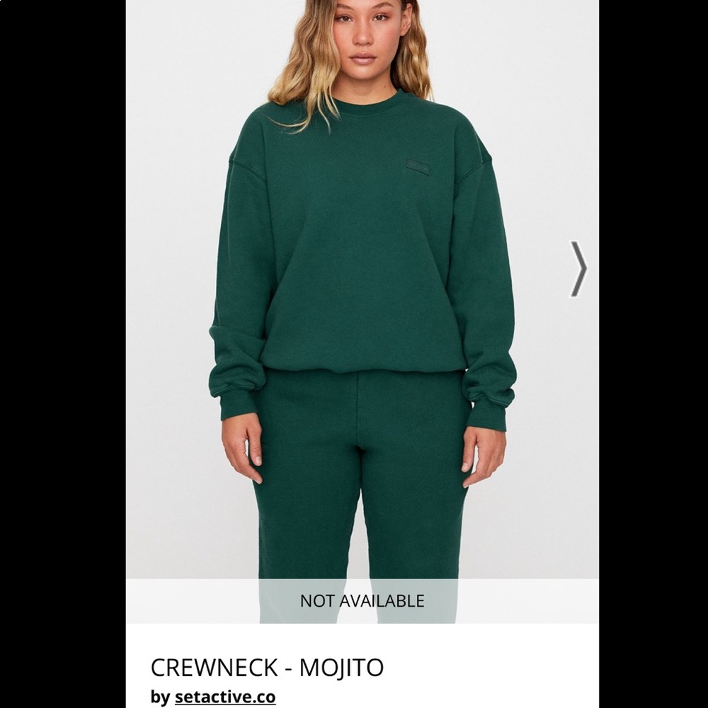 SET ACTIVE CREWNECK AND SWEATPANTS. MOJITO